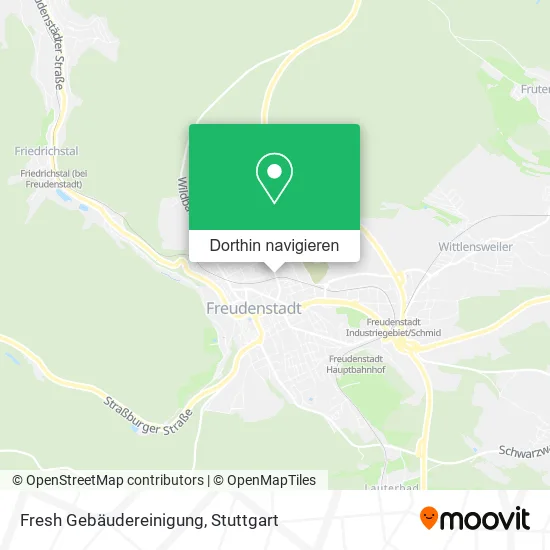 Fresh Gebäudereinigung Karte
