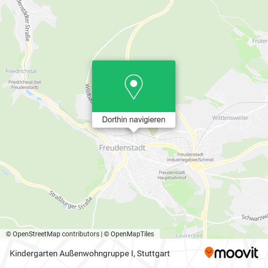 Kindergarten Außenwohngruppe I Karte