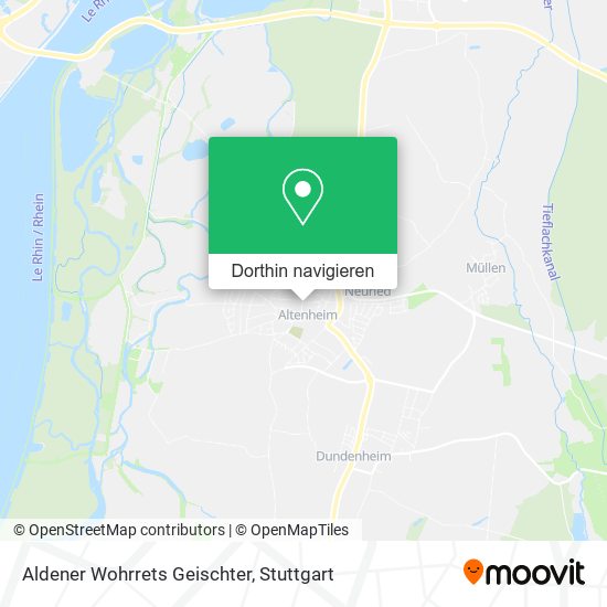 Aldener Wohrrets Geischter Karte