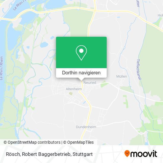 Rösch, Robert Baggerbetrieb Karte