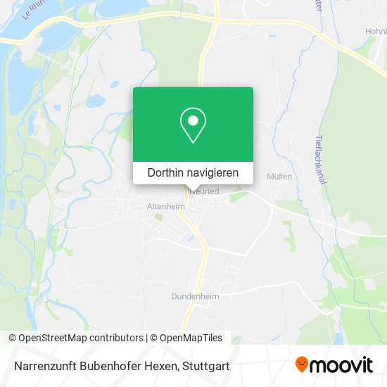 Narrenzunft Bubenhofer Hexen Karte