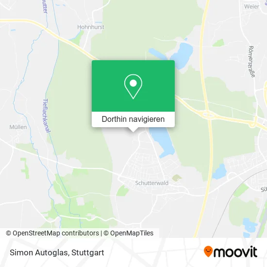 Simon Autoglas Karte