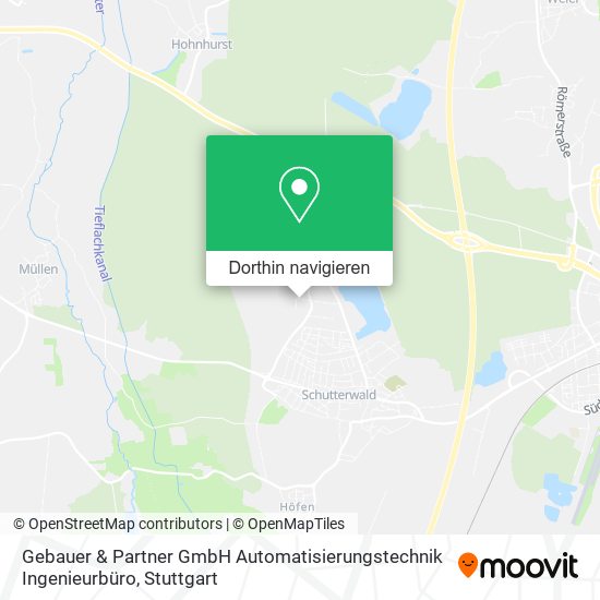 Gebauer & Partner GmbH Automatisierungstechnik Ingenieurbüro Karte