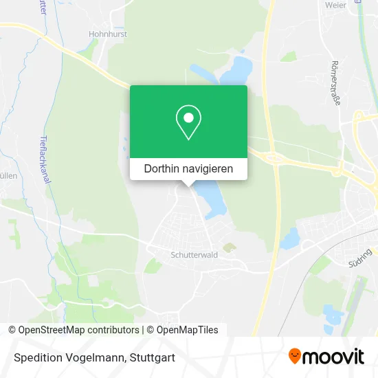 Spedition Vogelmann Karte