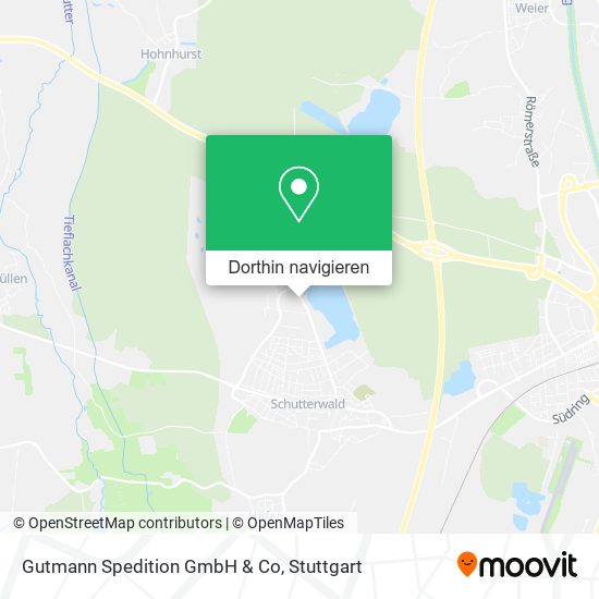 Gutmann Spedition GmbH & Co Karte