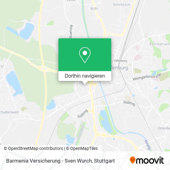 Barmenia Versicherung - Sven Wurch Karte