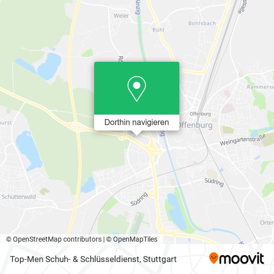 Top-Men Schuh- & Schlüsseldienst Karte