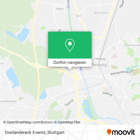 Dreiländereck Events Karte