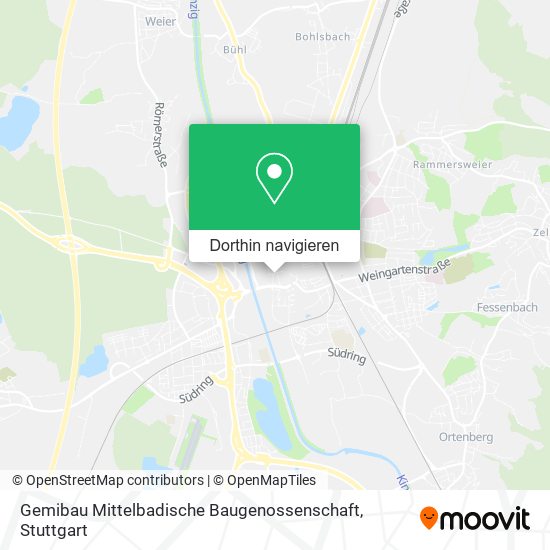 Gemibau Mittelbadische Baugenossenschaft Karte