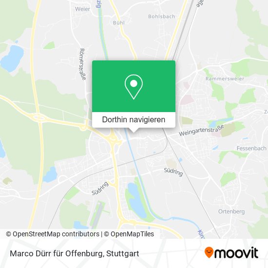 Marco Dürr für Offenburg Karte