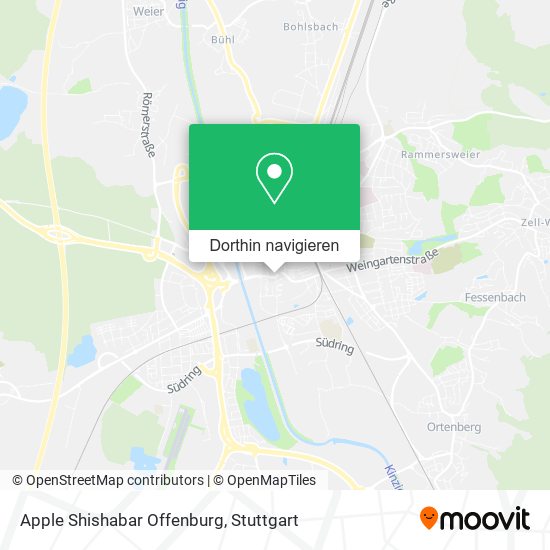 Apple Shishabar Offenburg Karte