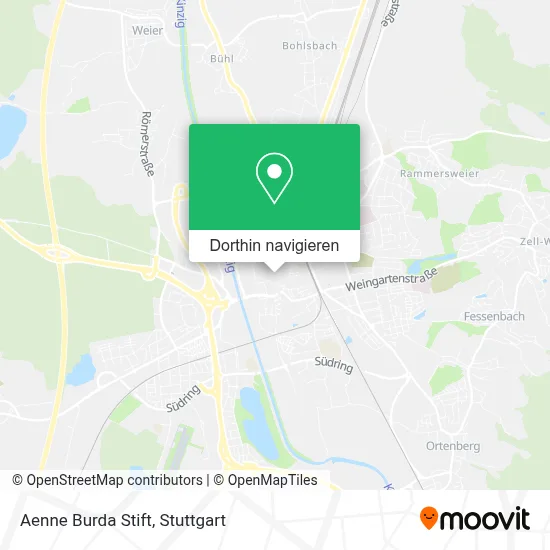 Aenne Burda Stift Karte