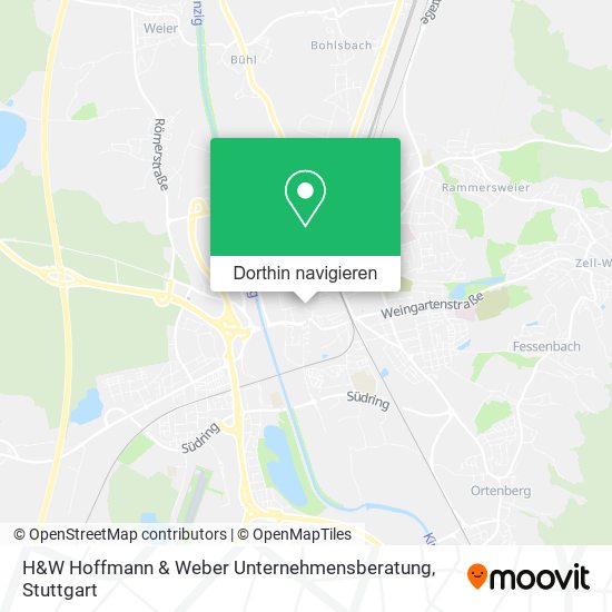 H&W Hoffmann & Weber Unternehmensberatung Karte