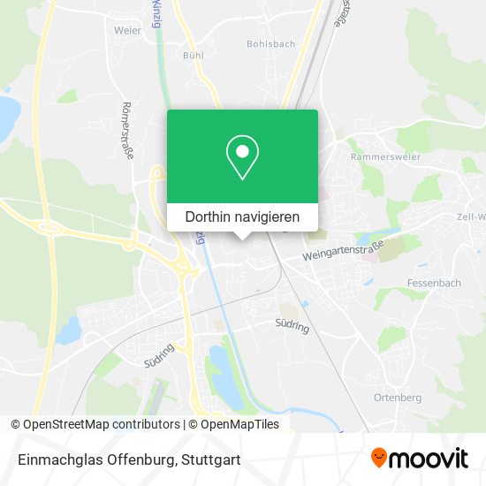 Einmachglas Offenburg Karte