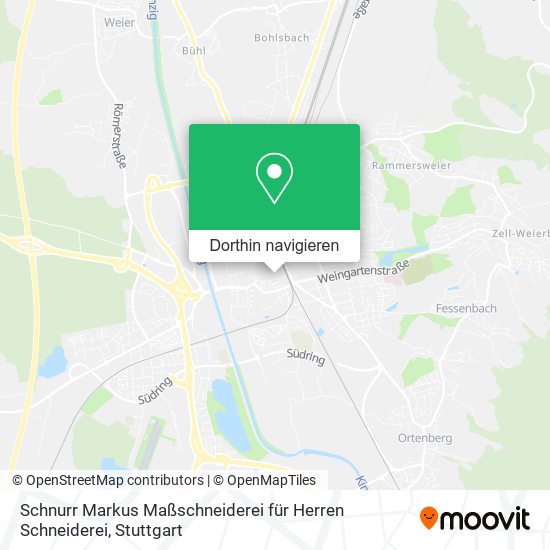 Schnurr Markus Maßschneiderei für Herren Schneiderei Karte