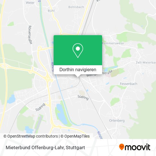 Mieterbund Offenburg-Lahr Karte