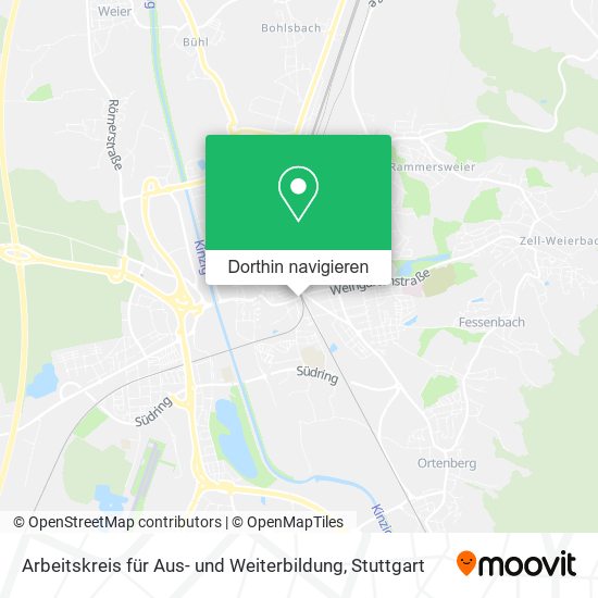 Arbeitskreis für Aus- und Weiterbildung Karte
