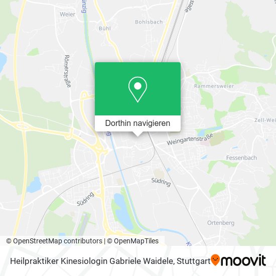 Heilpraktiker Kinesiologin Gabriele Waidele Karte