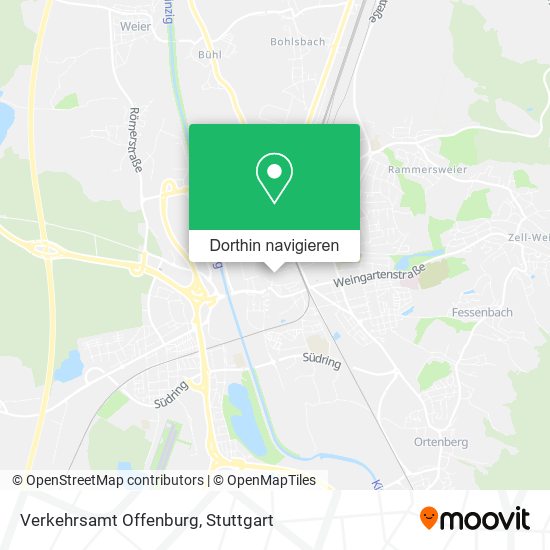 Verkehrsamt Offenburg Karte