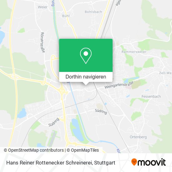 Hans Reiner Rottenecker Schreinerei Karte