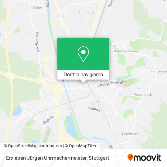 Erxleben Jürgen Uhrmachermeister Karte