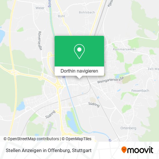Stellen Anzeigen in Offenburg Karte