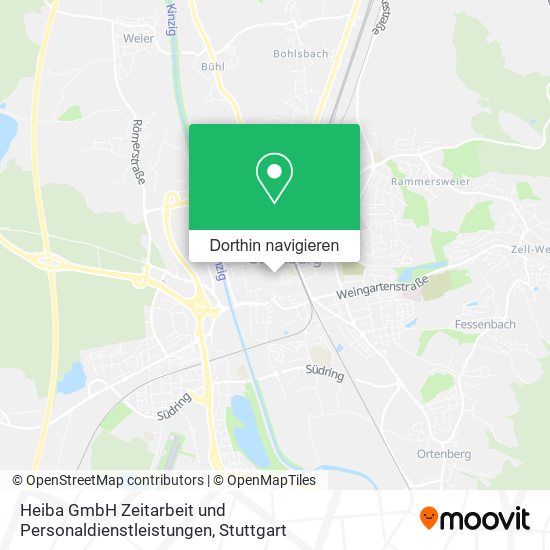 Heiba GmbH Zeitarbeit und Personaldienstleistungen Karte