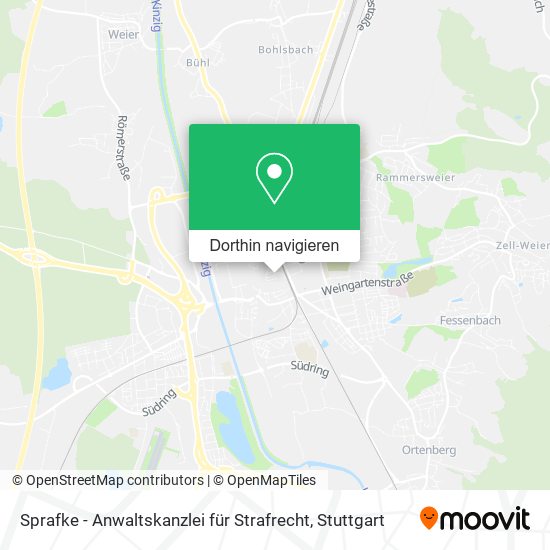 Sprafke - Anwaltskanzlei für Strafrecht Karte