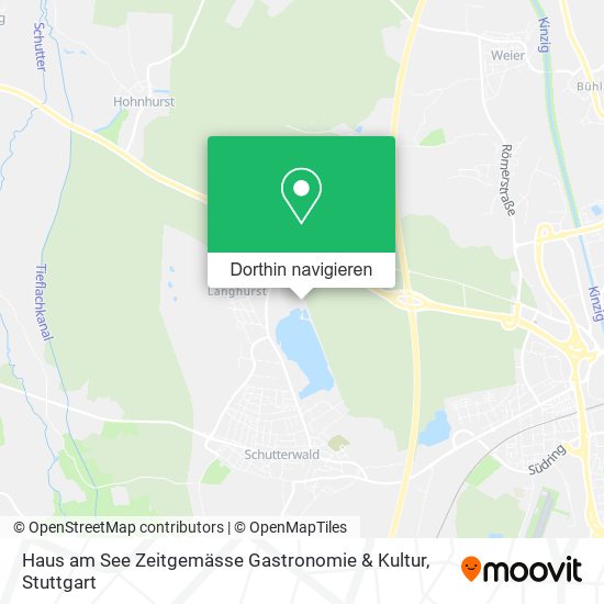 Haus am See Zeitgemässe Gastronomie & Kultur Karte