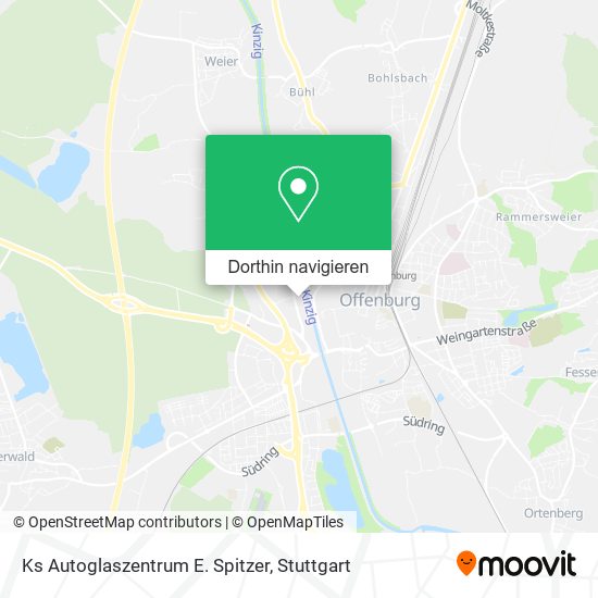 Ks Autoglaszentrum E. Spitzer Karte