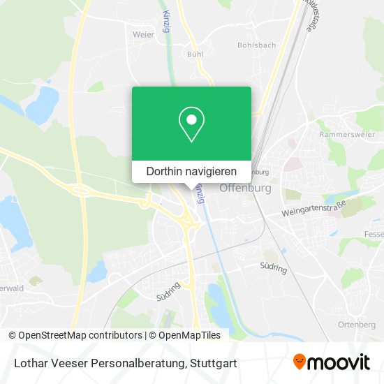 Lothar Veeser Personalberatung Karte