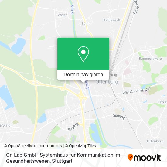 On-Lab GmbH Systemhaus für Kommunikation im Gesundheitswesen Karte