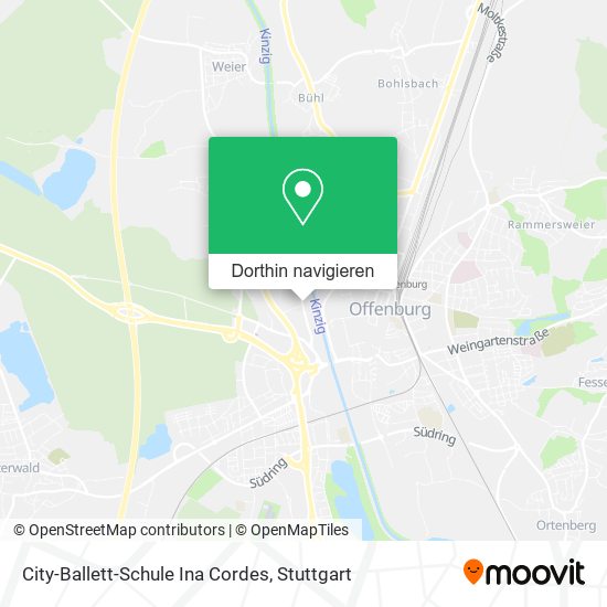 City-Ballett-Schule Ina Cordes Karte