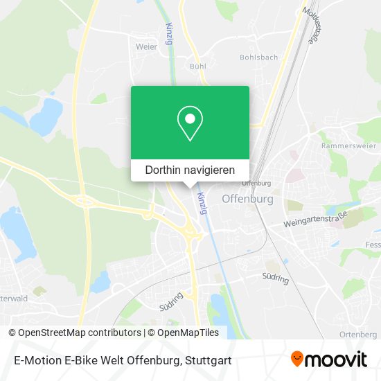E-Motion E-Bike Welt Offenburg Karte