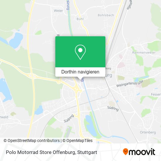 Polo Motorrad Store Offenburg Karte