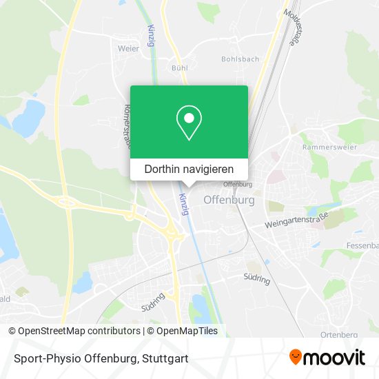 Sport-Physio Offenburg Karte