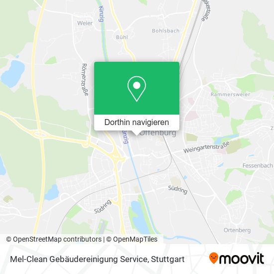 Mel-Clean Gebäudereinigung Service Karte