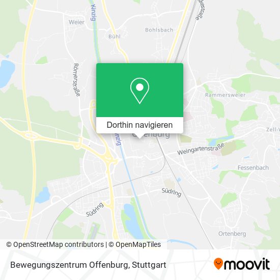 Bewegungszentrum Offenburg Karte
