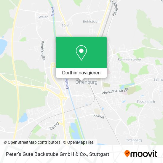 Peter's Gute Backstube GmbH & Co. Karte