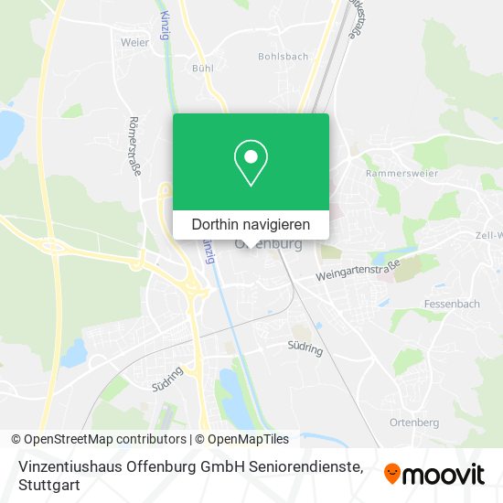 Vinzentiushaus Offenburg GmbH Seniorendienste Karte