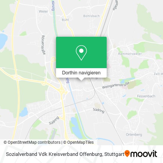 Sozialverband Vdk Kreisverband Offenburg Karte