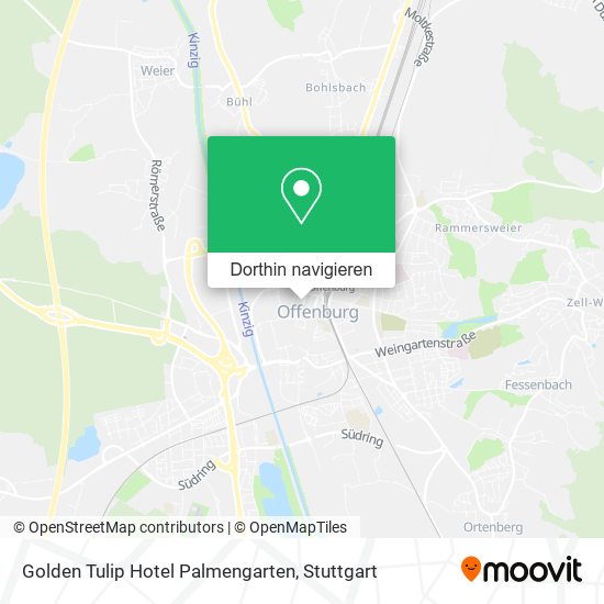 Golden Tulip Hotel Palmengarten Karte