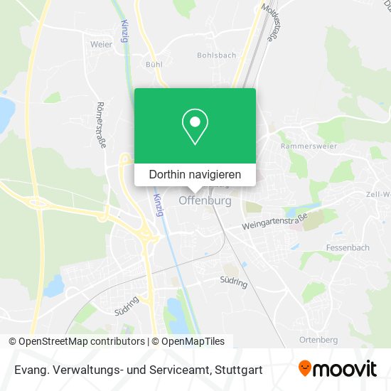 Evang. Verwaltungs- und Serviceamt Karte