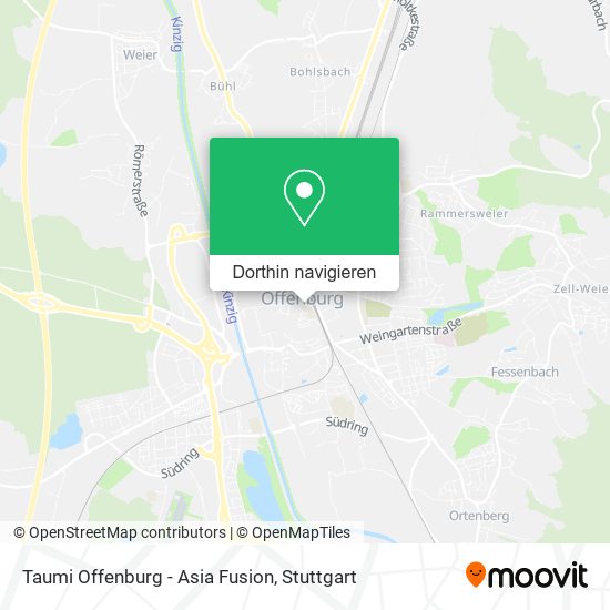 Taumi Offenburg - Asia Fusion Karte