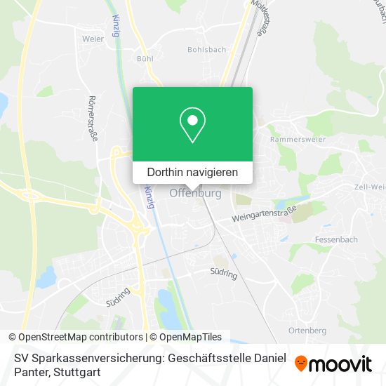 SV Sparkassenversicherung: Geschäftsstelle Daniel Panter Karte