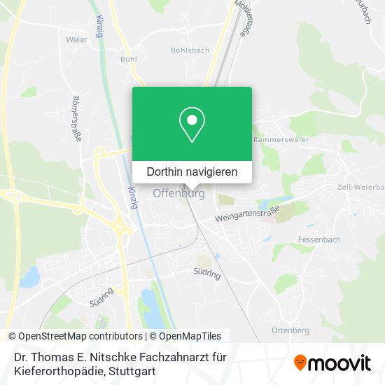 Dr. Thomas E. Nitschke Fachzahnarzt für Kieferorthopädie Karte