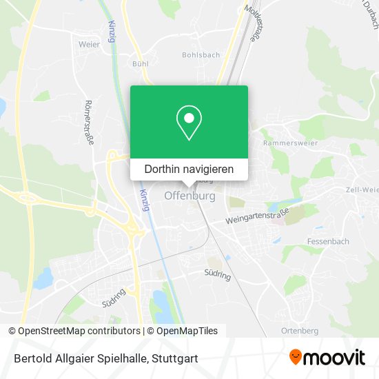 Bertold Allgaier Spielhalle Karte