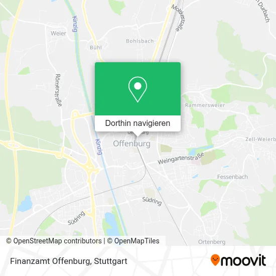 Finanzamt Offenburg Karte