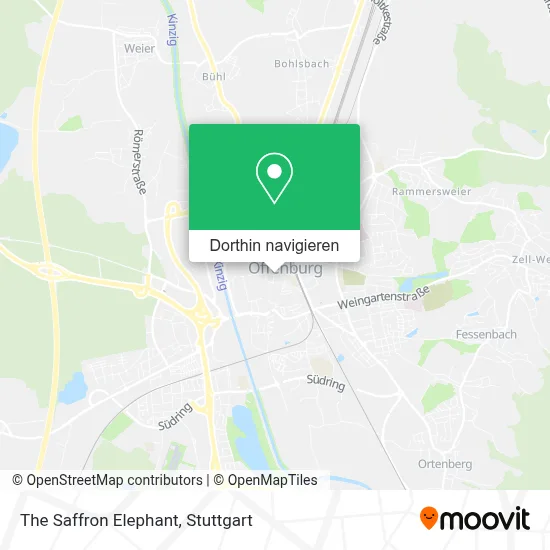 The Saffron Elephant Karte