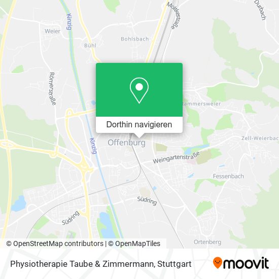 Physiotherapie Taube & Zimmermann Karte